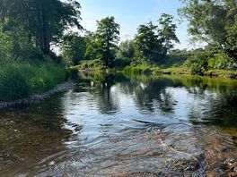 The river teme accessible from the site.