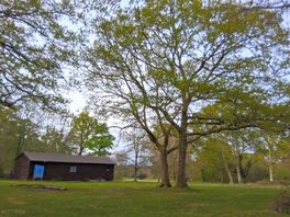 One of the site shelters