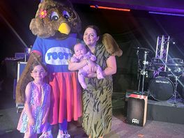 Kids loved meeting the mascot