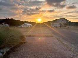 Site at sunrise