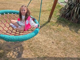 My granddaughter on the park