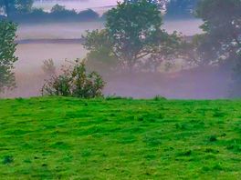 Chrome hill in the mist