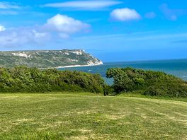 Beach view along the path