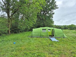 Plenty of space to pitch a tent.