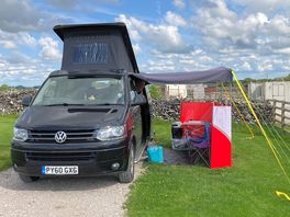 Our set up for the night
