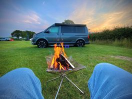 Chilling by the fire