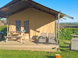 Pre erected tent alot bigger then it looks and we'll equipped