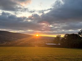 Treated to a stunning sunset