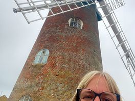 Windmill on site where 1 of the nisa shops is located right next to the funfair