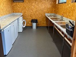 Washing up, washing machine along with fridge and freezers
