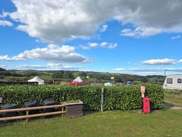 View from our pitch.