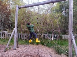 Nearby play area at forest school