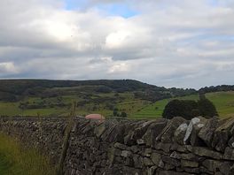 Moody sky across the valley