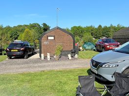 The view from the tent pitch