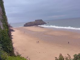 On the beach