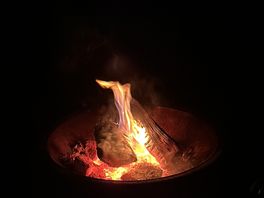 Perfect camp fire