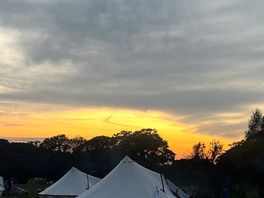 Sunset on our first evening
