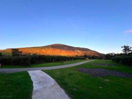 View of mountains from site