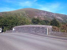 The beautiful mountain scenery.