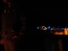 Night on campsite