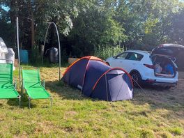 Our car tent n chairs