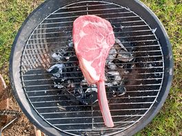 Took 2 of us to finish this beautiful piece of meat! fresh from the onsite butcher.