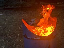 Fire drums on site free to use
