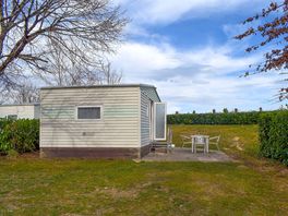 Static caravan exterior