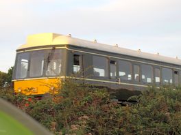 Old trains too and from swanage to corfe castle