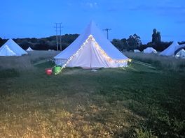 Tent in the evening