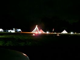 Amazing at night around the main caamp fire