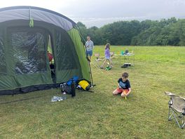 Setting up camp - june 2025