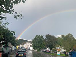 Rainbow in town