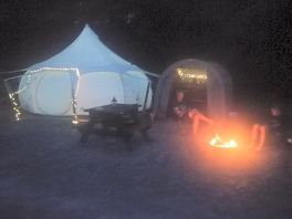 Firepit at night