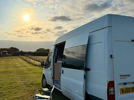 Set up ready for sunset