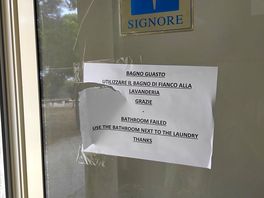 Cartello sempre presente in 15 giorni