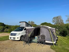 Our elgrand on site at the orchards