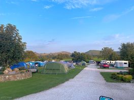 Peaceful site perfect for families and couples - very dog friendly.
