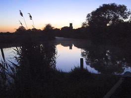 10:30pm on the banks by the launch point as the mist was rising on the river