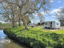Our riverside pitch