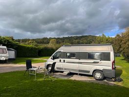 Our van on the campsite