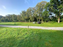 The only campers on site, the week after summer holidays.