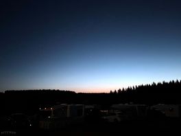 Sunset at the campsite