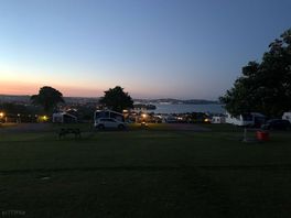 Evening view from pitch
