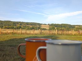 Morning coffee with a view