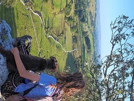 Overlooking malham from the top of the cove, just a 20 minute drive away.