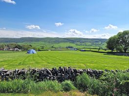 Photo of the campsite from the road