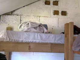 No sides on 2 of the top bunk beds