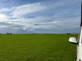 View down the field.