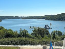 A beautiful view of the lake